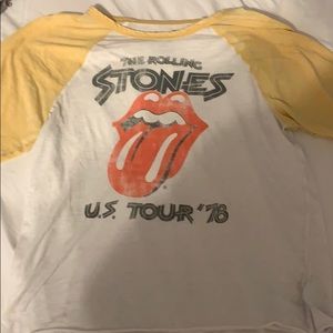 Rolling Stones crop top